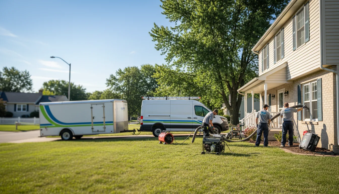 Flooded Basement Restoration And Cleanup With Repair in Parnell, IA near me